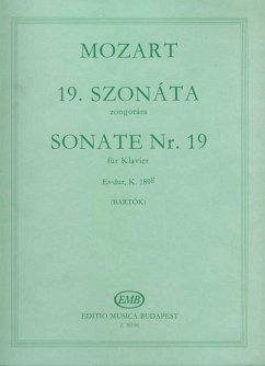 Cover Sonata No. 19 E-flat major, K 189g Piano