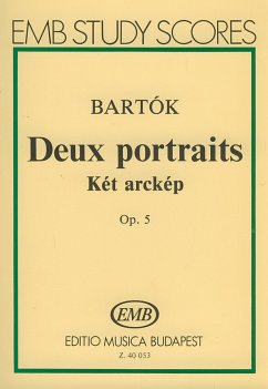 Cover 2 Portraits op.5 für Orchester Studienpartitur