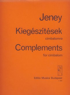 Cover Jeney Zoltán Complements for cimbalom Cimbalom zimb. ungh.