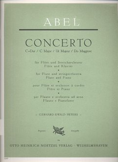 Cover Concerto C-Dur für Flöte und Streichorchester für Flöte und Klavier