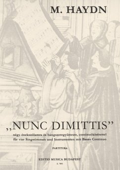 Cover Haydn, Michael Nunc dimittis Oratorios (Chorus and orchestra)