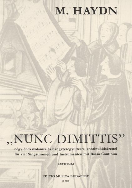 Haydn, Michael Nunc dimittis Oratorios (Chorus and orchestra)