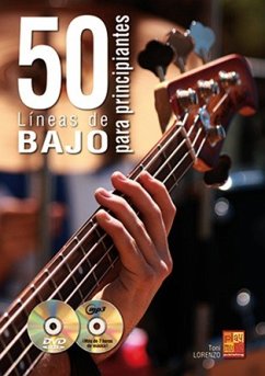 Toni Lorenzo: 50 Líneas De Bajo Para Principiantes Bass Guitar Buch + CD + CD-ROM Toni Lorenzo: 50 Líneas De Bajo Para Principiantes Bass Guitar Buch + CD + CD-ROM