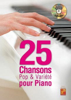 Cover 25 Chansons Pop & Variété Pour Piano Klavier Buch + DVD