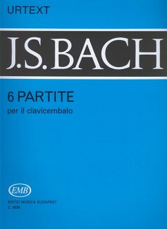 Cover Six Partitas for harpsichord (piano) BWV 825-830 Piano