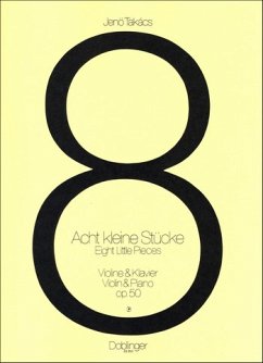 Cover 8 kleine Stücke op.50 für Violine und Klavier