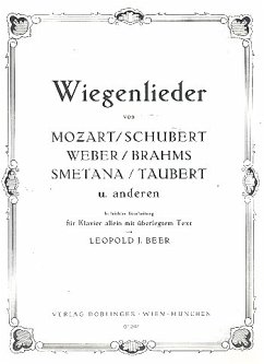 Cover Wiegenlieder für Klavier