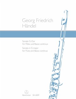 Cover Sonate G-Dur für Flöte und Bc