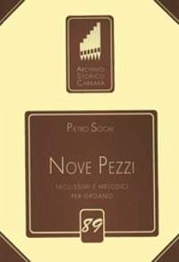 Socal, Pietro Nove Pezzi Melodici Orgel