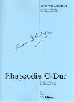 Cover Rhapsodie C-Dur op.11,3 für Klavier