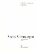 6 Stimmungen op.49 für Flöte und Klavier