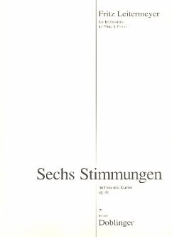 Cover 6 Stimmungen op.49 für Flöte und Klavier