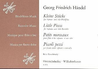Kleine Stücke für 2 Blockflöten (SA) Kleine Stücke für 2 Blockflöten (SA)