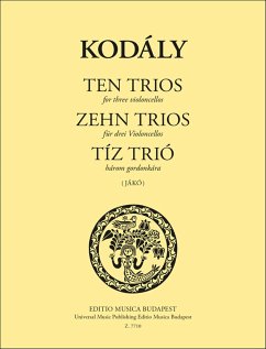 Cover 10 Trios für 3 Violoncelli Spielpartitur