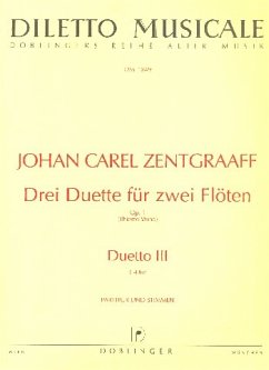 Cover Duett C-Dur für 2 Flöten Partitur und 2 Stimmen