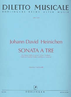 Sonata ŕ 3 für Oboe (Viola, Flöte, Violine), Viola da gamba (Viola) und Bc Partitur und Stimmen