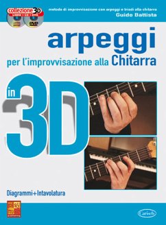 Cover Guido Battista, Arpeggi e Improvvisazione Chitarra in 3D Gitarre Buch + CD + CD-ROM
