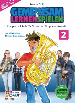 Cover Gemeinsam lernen & spielen Band 2 (+Online Audio) für Blasorchester (Bläserklasse) Tuba in C