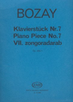 Cover Bozay Attila Piano Piece No. 7 Piano