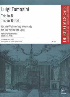 Trio in B für 2 Violinen und Violoncello Partitur und Stimmen