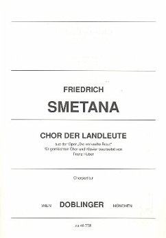 Cover Chor der Landleute aus Die verkaufte Braut für gm Chor und Orchester Chorpartitur