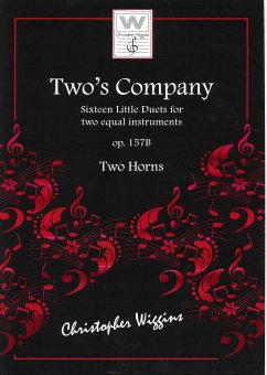 Cover Two's Company op.157b for 2 horns score