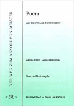 Cover Poem aus der Idylle Ein Sommerabend für Akkordeon