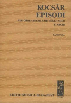 Cover Kocsár Miklós Episodi per oboe (anche cor. ingl.) solo e archi Concertos