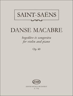 Cover Danse macabre op.40 for violin and piano