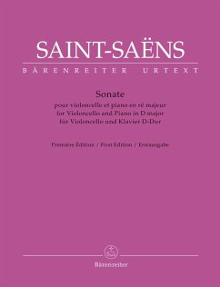 Cover Sonate für Violoncello und Klavier D-Dur