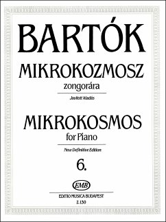 Cover Béla Bartók Mikrokosmos for piano 6 Piano