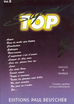 Cover Super Top n°8 Chant et accompagnement Partition