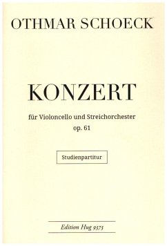 Konzert op.61 für Violoncello und Streicher Studienpartitur