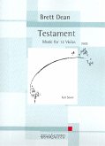 Testament for 12 violas score