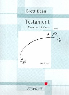 Testament for 12 violas score