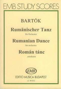 Cover Rmänischer Tanz für Orchester Studienpartitur
