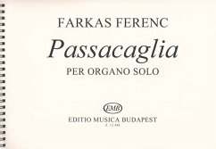 Cover Farkas Ferenc Passacaglia per organo solo Organ