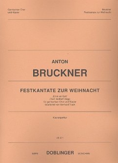 Festkantate zur Weihnacht für gem Chor und Klavier Partitur