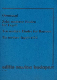 Cover 10 moderne Etüden für Fagott