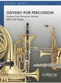 Elliot Del Borgo, Odyssey for Percussion Percussion and Concert Band/Harmonie Partitur + Stimmen