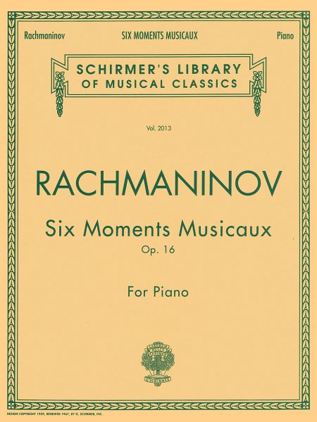 Six Moments Musicaux, Op. 16