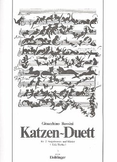 Cover Katzen-Duett für 2 Singstimmen und Klavier