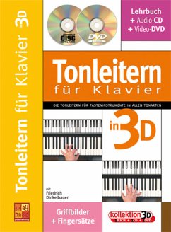 Cover Tonleitern in 3D (+CD +DVD) für Klavier (dt)