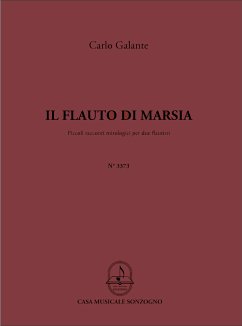 Carlo Galante, Il Flauto Di Marsia 2 Flöten Buch + Einzelstimme