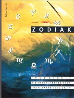 Cover Zodiak op.10 Die 12 Sternzeichen für Gitarre