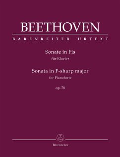 Cover Sonate für Klavier Fis-Dur op. 78
