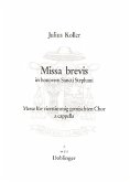 Missa brevis in honorem Sancti Stephani für gem Chor a cappella Partitur