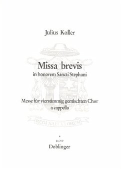 Missa brevis in honorem Sancti Stephani für gem Chor a cappella Partitur