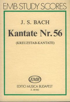 Cover Ich will den Kreuzstab gerne tragen Kantate Nr.56 BWV56 Studienpartitur