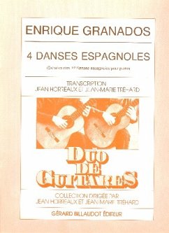 4 Danses espagnoles pour 2 guitares partition 4 Danses espagnoles pour 2 guitares partition